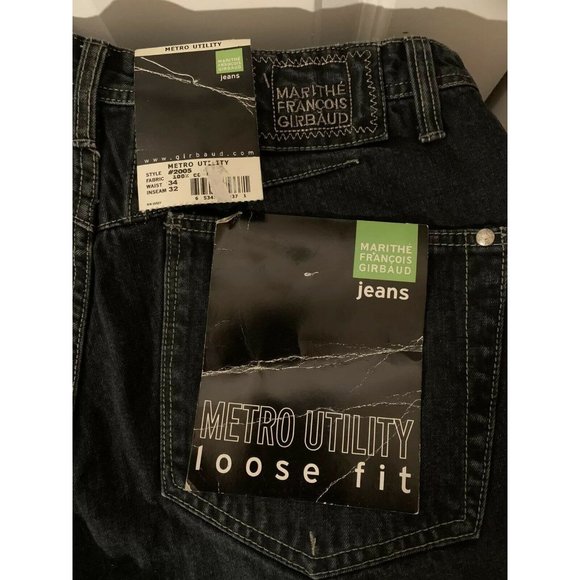 New Le Jean De Marithe Francois Girbaud Denim Blue Jeans - Men’s Sz‎ 34 X… - Picture 2 of 12